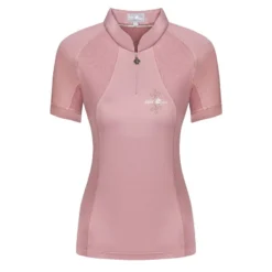 Fair Play Women's Paula Short Sleeve Tech Shirt - Dusty Pink