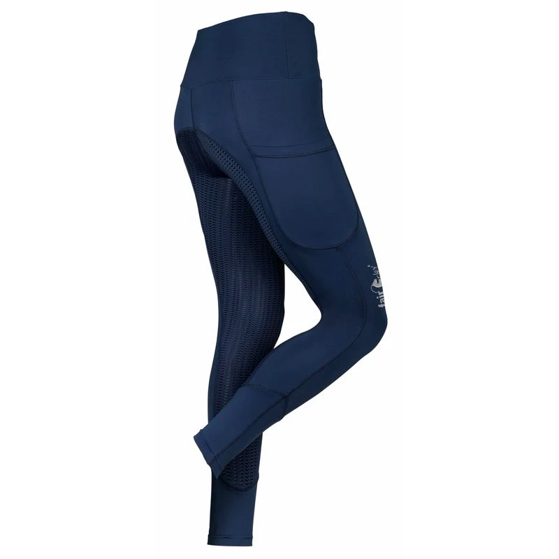 Fair Play Women's Pauline Full Seat Tights - Navy 2 Fair Play Women's Pauline Full Seat Tights - Navy - Image 2