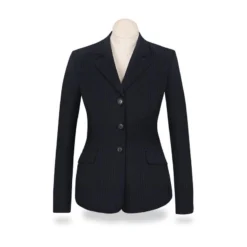 RJ Classics Women's Monterey Show Coat - Black Pinstripe