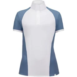 RJ Classics Kids' Remi Jr Short Sleeve Show Shirt - White/Coronet Blue