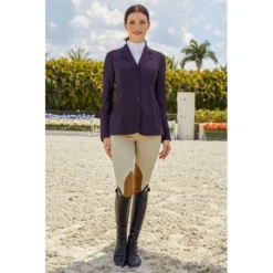 RJ Classics Women's Harmony Mesh Show Coat - Plum -Ovation || Dublin Officials 675827 800 800