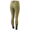 Horze Women's High Waist Full Seat Breeches W/Crystals - Winter Moss Green