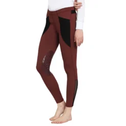 TuffRider Women's Tatum Tights - Wine/Black