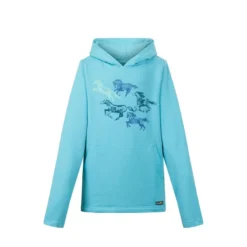 Kerrits Kids' Happy Herd Pullover Hoodie - Topaz