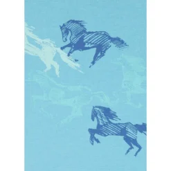 Kerrits Kids' Happy Herd Pullover Hoodie - Topaz -Ovation || Dublin Officials 682265 800 800