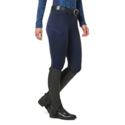 Kerrits Women's Power Stretch Knee Patch Pocket Tights - Ink -Ovation || Dublin Officials 683522 800 800