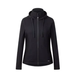 Kerrits Women's Double Take Full Zip Fleece Hoodie - Black