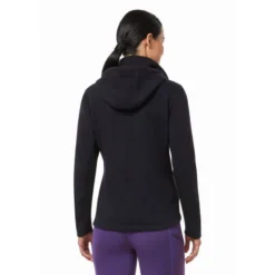 Kerrits Women's Double Take Full Zip Fleece Hoodie - Black -Ovation || Dublin Officials 687071 800 800