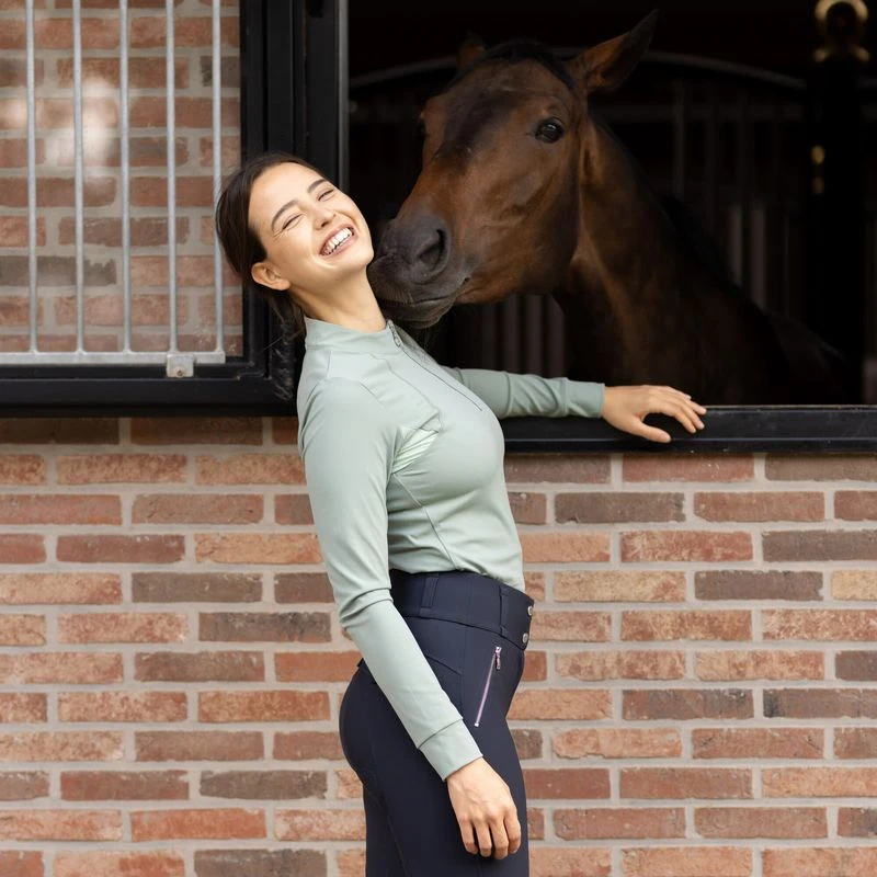 B Vertigo Women's Enya Full Seat Breeches - Dark Navy 3 B Vertigo Women's Enya Full Seat Breeches - Dark Navy - Image 3