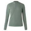 B Vertigo Women's Inez Technical Long Sleeve Shirt - Lily Pad