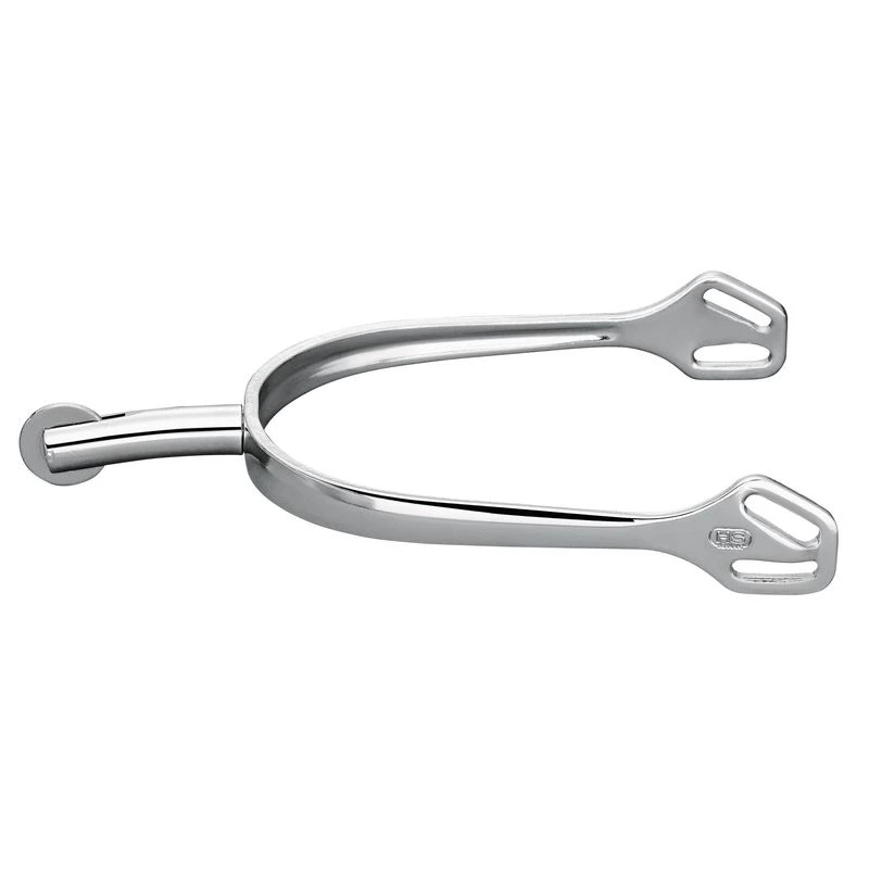 Herm Sprenger Ultra Fit 40mm Flat End Small Smooth Rowel Spurs - Stainless Steel 1 Herm Sprenger Ultra Fit 40mm Flat End Small Smooth Rowel Spurs - Stainless Steel