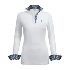 Tredstep Kids' Symphony Paris Long Sleeve Jr Competition Shirt - Nebula Blue