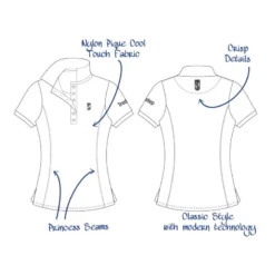 Tredstep Women's Performance Polo - Peacoat Navy 5 Tredstep Women's Performance Polo - Peacoat Navy -Ovation || Dublin Officials 705466 800 800